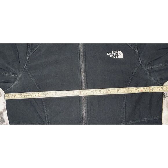 The North Face Women's Small Windwall Full Zip Black Hooded Lined Jacket Pockets - Picture 10 of 11